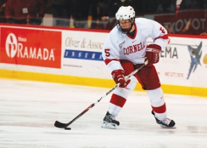 Justin Krueger spent four years as a member of the Cornell Big Red hockey team.